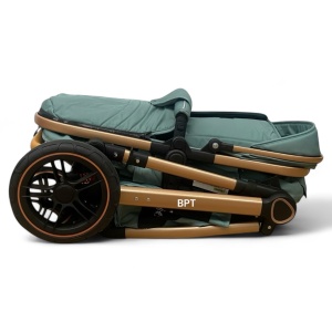 Carucior 2 In 1 Belecoo CLASS Bleo Roti Cauciuc Landou Reversibil Transformabil - Img 8