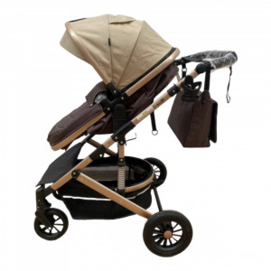 Carucior 2 in 1 transformabil F7T Brown - Img 3