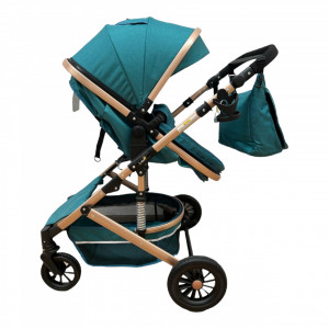 Carucior 3 in 1 LS Baby F2T Green transformabil - Img 4