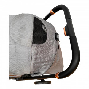 Carucior Kidilo All Terrain Silver Grey Maner Reversibil - Img 7