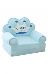 Fotoliu din plus extensibil - Prince - 80 cm - Albastru - FPE-13 - Img 1