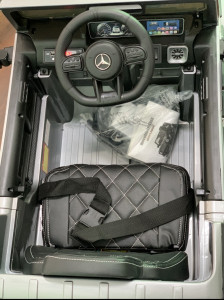 Masinuta electrica MERCEDES G 63 AMG GRI cu telecomanda - Img 5