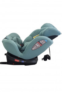Scaun Auto cu Isofix Baby Care™ Motion Seat, Cu invartire 360 grade, 0-36 kg, Tetiera reglabila pe inaltime, Transformabil in scoica auto, Centura de siguranta in 5 puncte, Husa detasabila, VerdeTurquoise - Img 2
