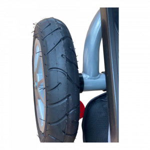 Tricicleta copii ABS TRIKE GREY, Pozitii Somn, Roti De Cauciuc, Far Cu Sunete Scaun rotativ 01 - Img 8