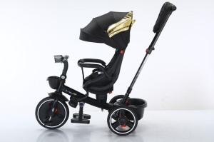 Tricicleta copii COOL Trike Gold Wings, pozitii somn, roti de silicon 01 - Img 3