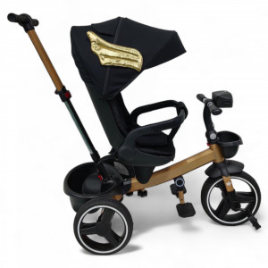 Tricicleta Copii Cu Pozitie De Somn Scaun Rotativ Sunete Si Lumini BPT620 Gold Wings Plus - Img 3