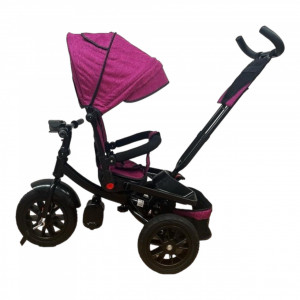 Tricicleta copii cu scaun reversibil si spatar reglabil Mov 5099 Turbo - Img 4