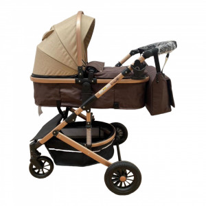 Carucior 2 in 1 transformabil F7T Brown - Img 4