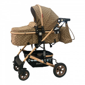 Carucior copii 2 in 1 Baby C. Gridd cu Geanta si Husa Picioare - Img 3