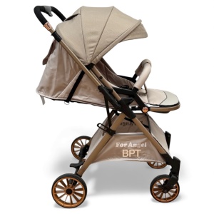 Carucior copii cu maner reversibil Angel Beige - Img 4