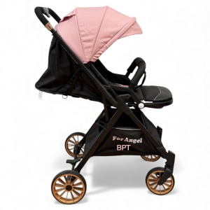 Carucior copii cu maner reversibil Angel Roz - Img 5