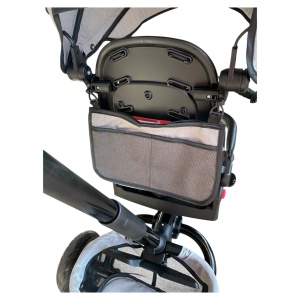 Tricicleta copii pliabila cu pozitie de somn si scaun rotativ Baby C. Trike Grey - Img 12