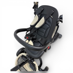 Tricicleta pliabila copii cu pozitie de somn si scaun rotativ Baby C. Trike Crem - Img 7