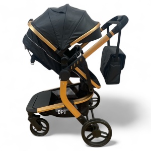 Carucior copii 2 in 1 transformabil Tesy Pro Negru - Img 4