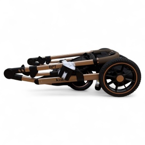 Carucior copii 3 in 1 cu landou tranformabil in sport si scoica auto FlexiGo Black BPT-A10 - Img 11
