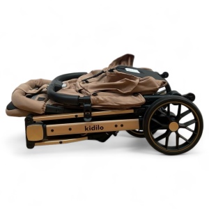Carucior Sport Pliabil Kidilo Plus 10C Crem Sistem Troller Plasa Tantari - Img 8