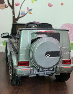 Masinuta electrica MERCEDES G 63 AMG GRI cu telecomanda - Img 7