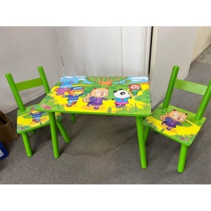 Set masuta cu 2 scaunele copii Green Bear BPT39 - Img 4