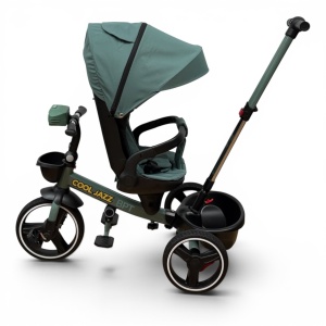 Tricicleta Copii Cu Pozitie De Somn Scaun Rotativ Sunete Si Lumini BPT620 Blue Cool - Img 4