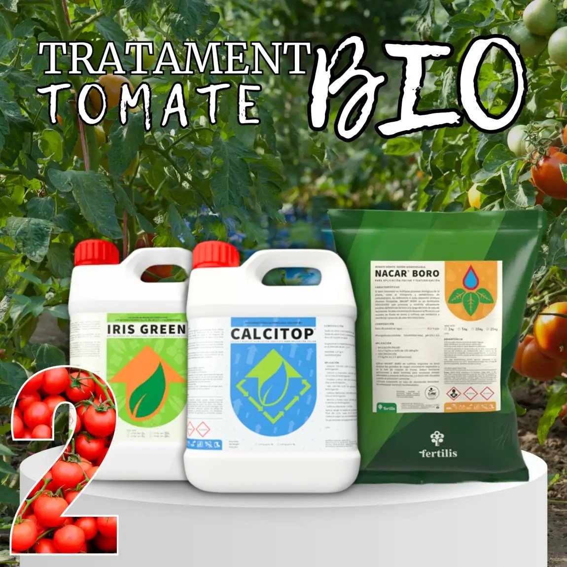 BIOPACK Stadiu 2 TOMATE - Cresterea Productivitatii