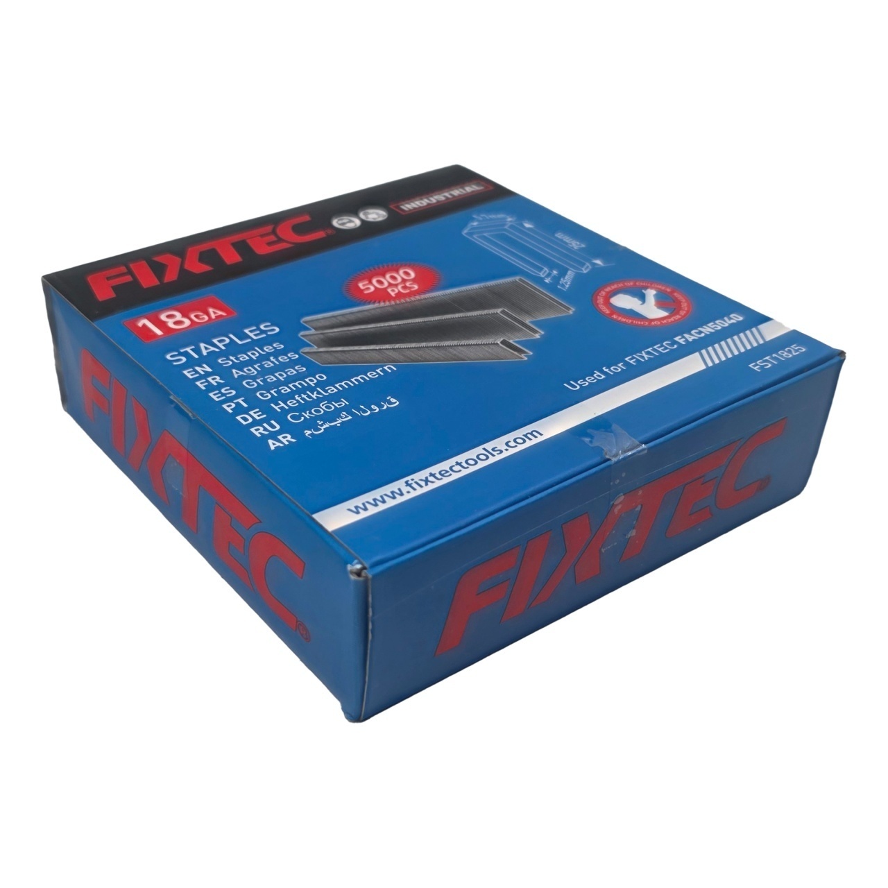 Capse Grapa FIXTEC GA‑18, 5.7×25 mm, set 5000 bucati - 2 | YEO
