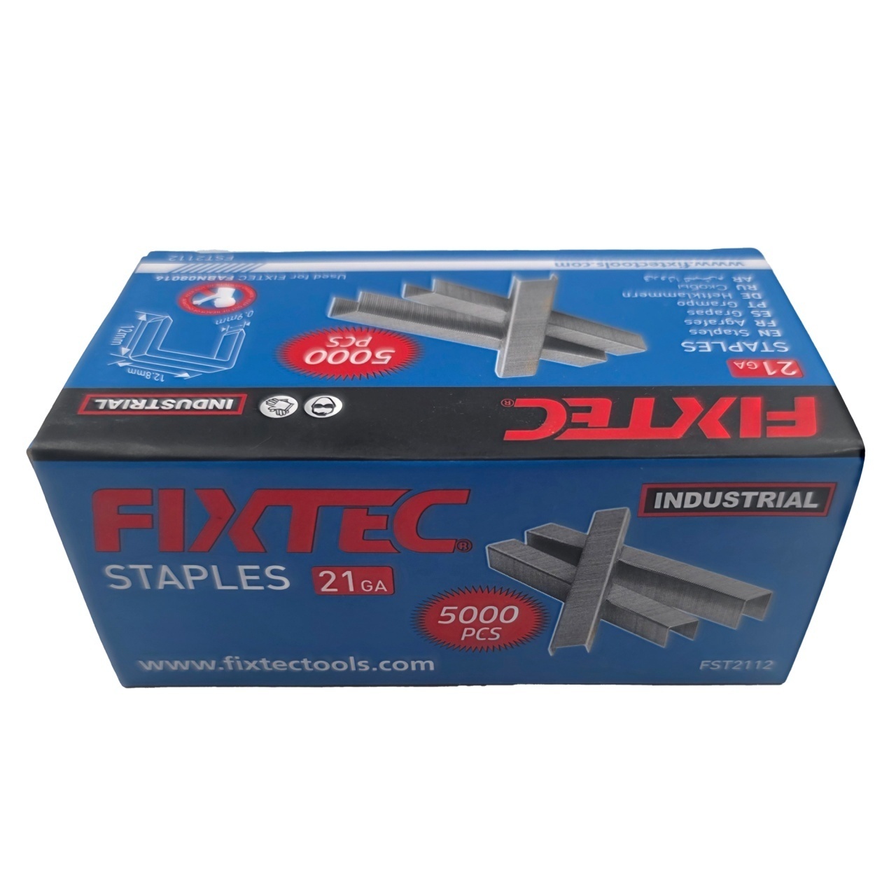 Capse Grapa FIXTEC GA‑21, 12.8x12 mm, set 5000 bucati - 2 | YEO
