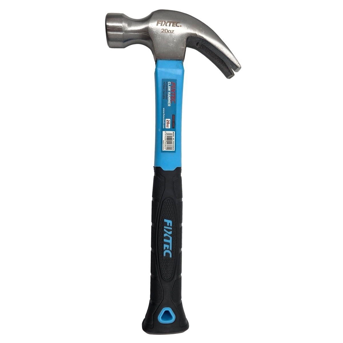 Ciocan Tamplarie FIXTEC 570g cu Maner din Fibra Durabila