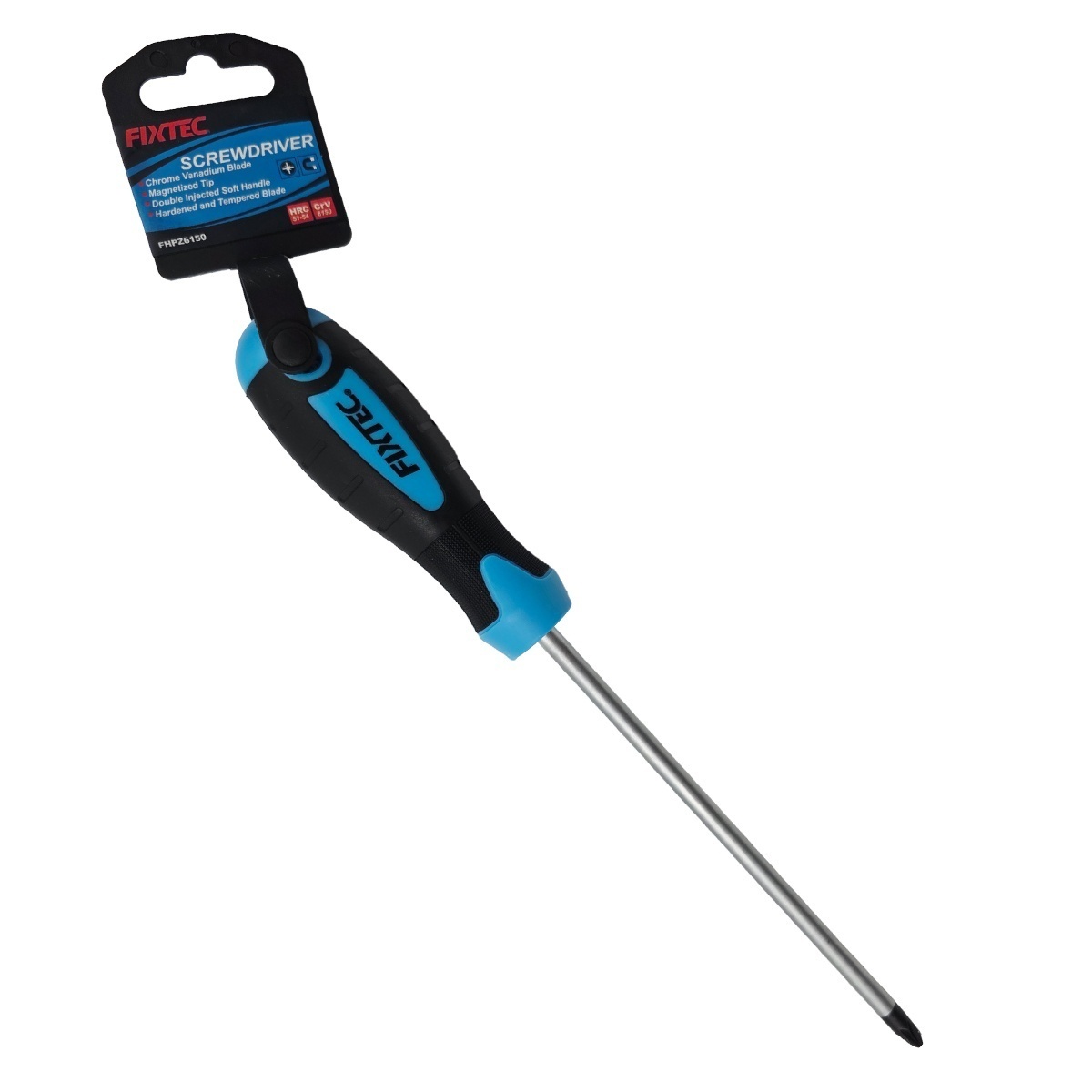 Surubelnita Pozidriv FIXTEC 150mm cu varf magnetic