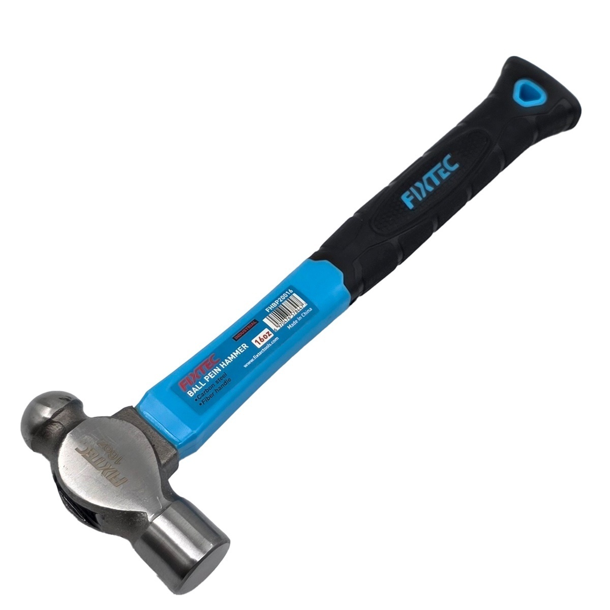 Ciocan FIXTEC cu Cap Rotund 450g si Maner din Fibra Durabila - 1 | YEO