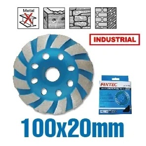 Disc diamantat FIXTEC FDGD100121-VE 100 mm destinat taierii si slefuirii - 1 | YEO