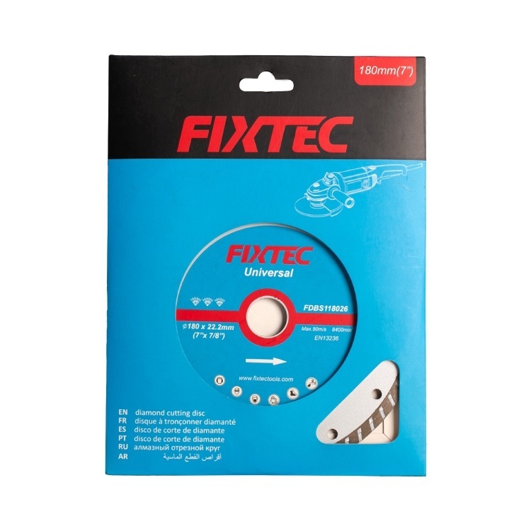 Disc diamantat FIXTEC pentru taiere 230x22.2mm, segment 7mm - 3 | YEO