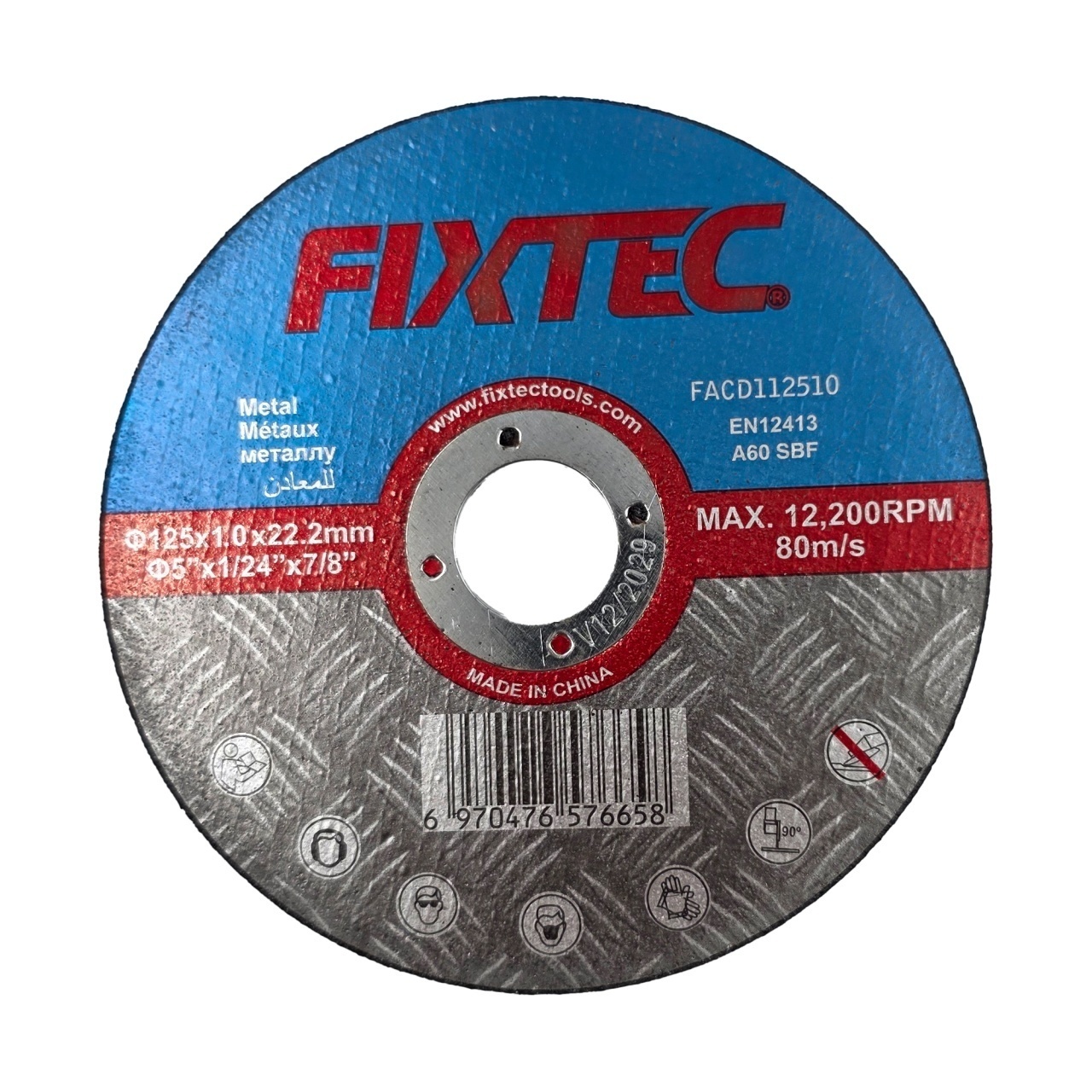 Disc slefuitor FIXTEC 125X1.0X22.2mm granule 10