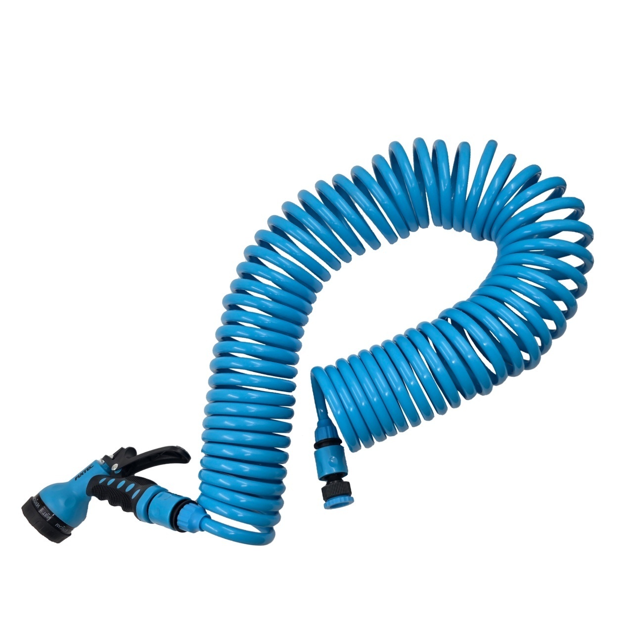 Furtun gradina spiral FIXTEC 15m, EVA, pistol cu 8 tipuri de jet - 1 | YEO
