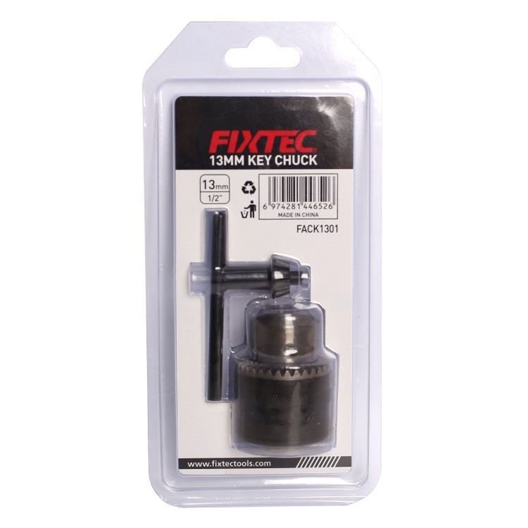Mandrina FIXTEC 1.5–13 mm cu cheie pentru fixare burghie - 1 | YEO