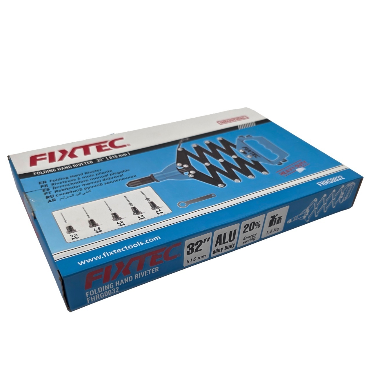Riveter FIXTEC pliabil 32 Inch pentru nituri din metal