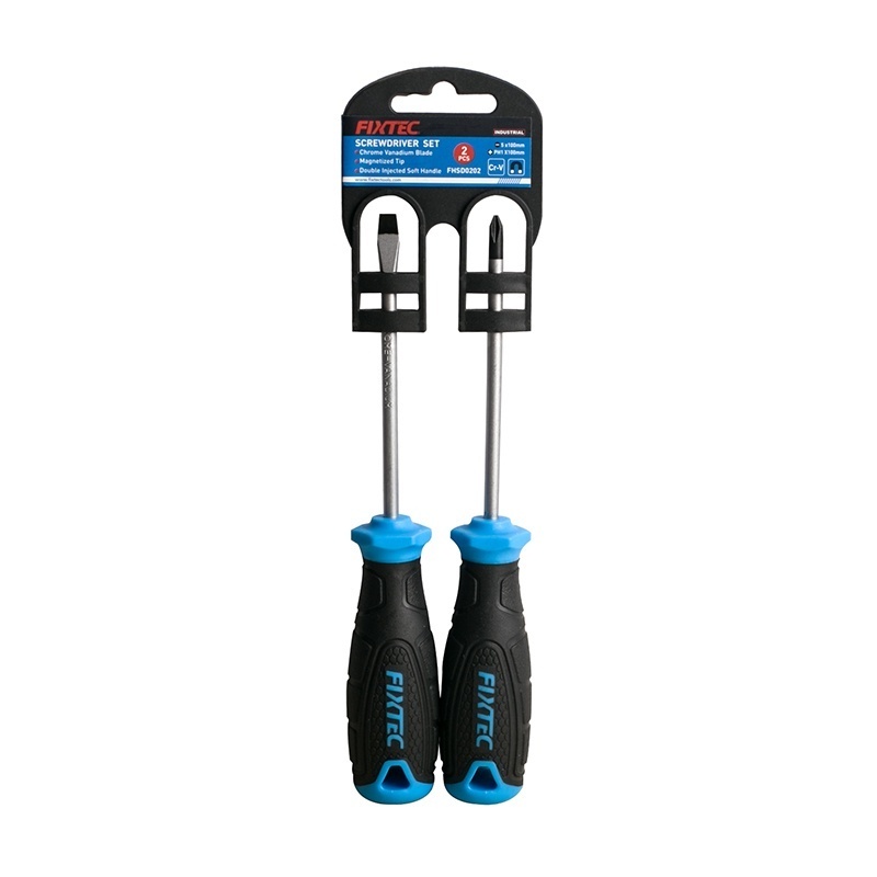 Set 2 surubelnite magnetice cu maner ergonomic FIXTEC