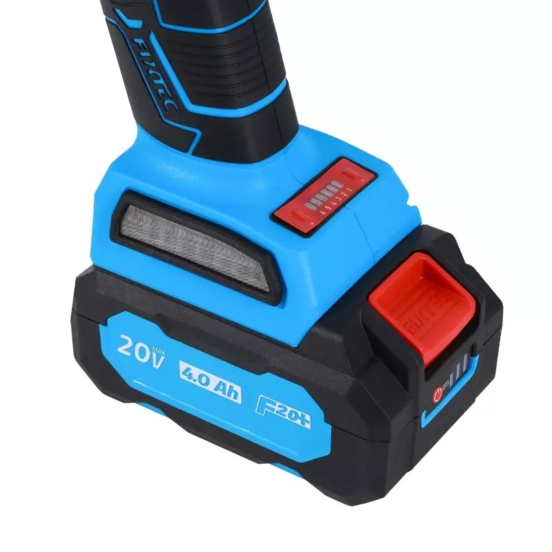 Set unealta polizor unghiular fara cablu FIXTEC 20V, motor fara perii, 2x4.0Ah, 6 trepte de viteza - 1 | YEO