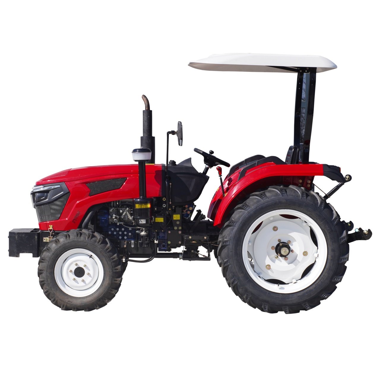 Tractor Heimdall 70CP 4×4, rosu cu semicabina - 1 | YEO