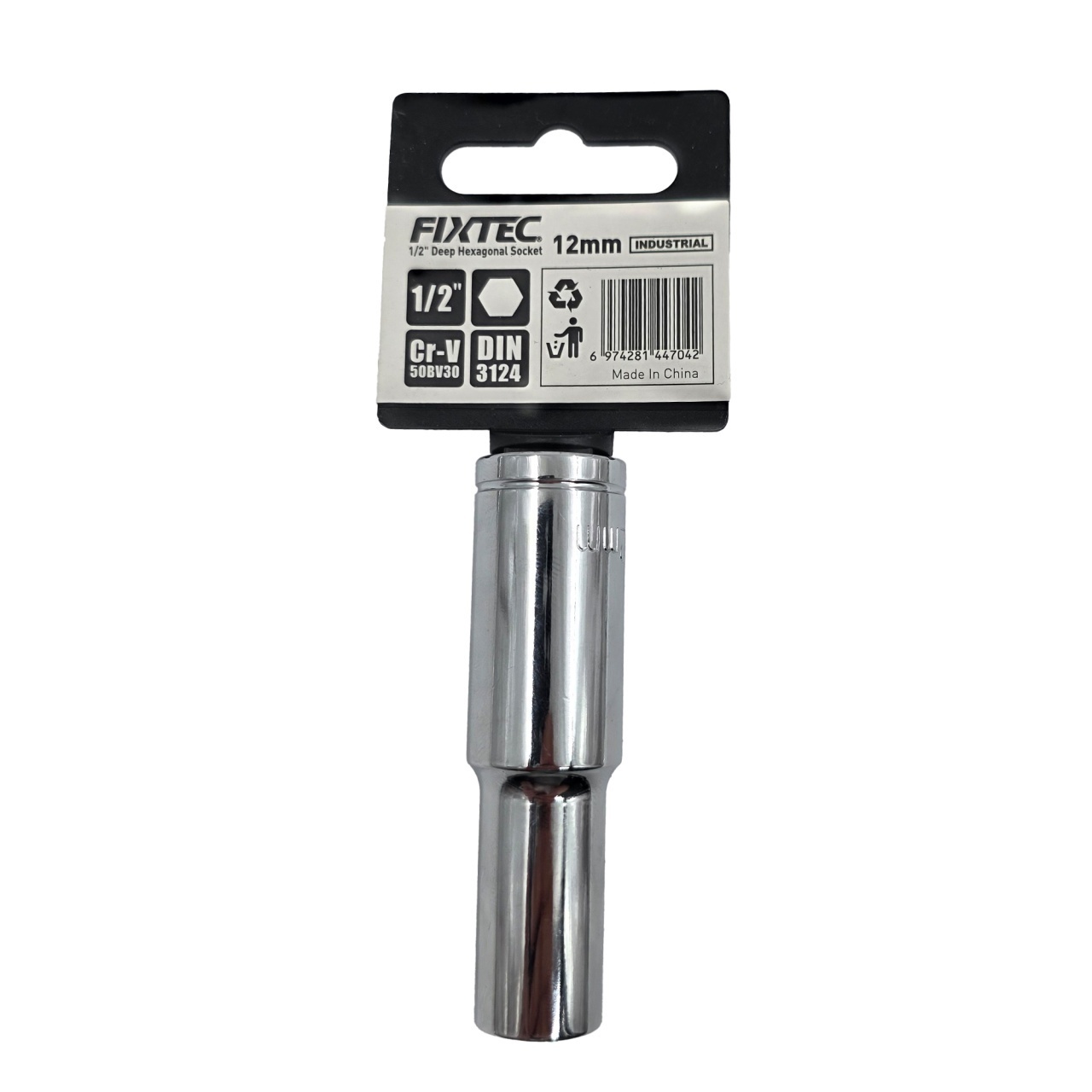 Tubulara impact 12 mm FIXTEC, prindere 1/2 - 1 | YEO
