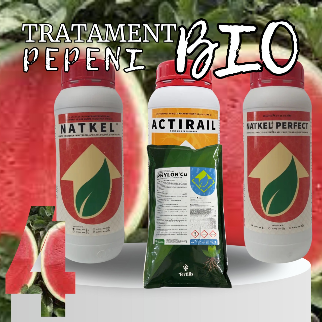 BIOPACK Stadiul 4 Pepeni - Dezvoltarea Frunzei - Coacere