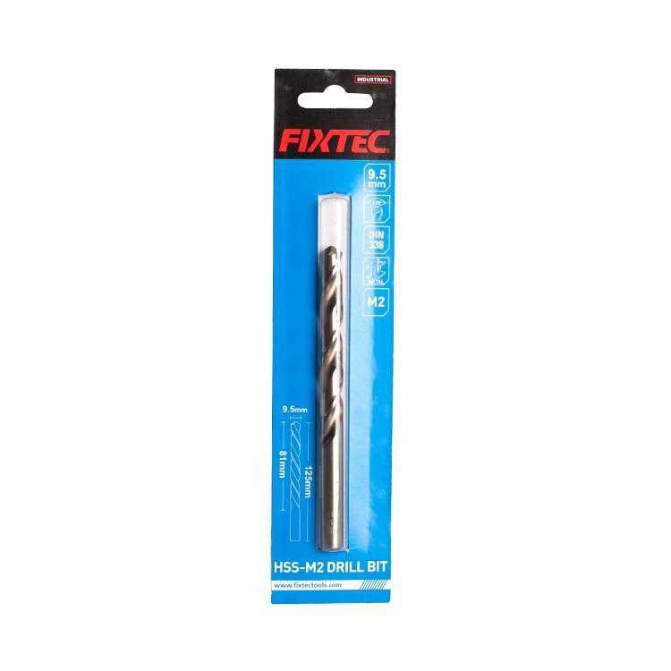 Burghiu HSS M2 pentru metal FIXTEC 6 mm x 93 mm precizie avansata - 1 | YEO