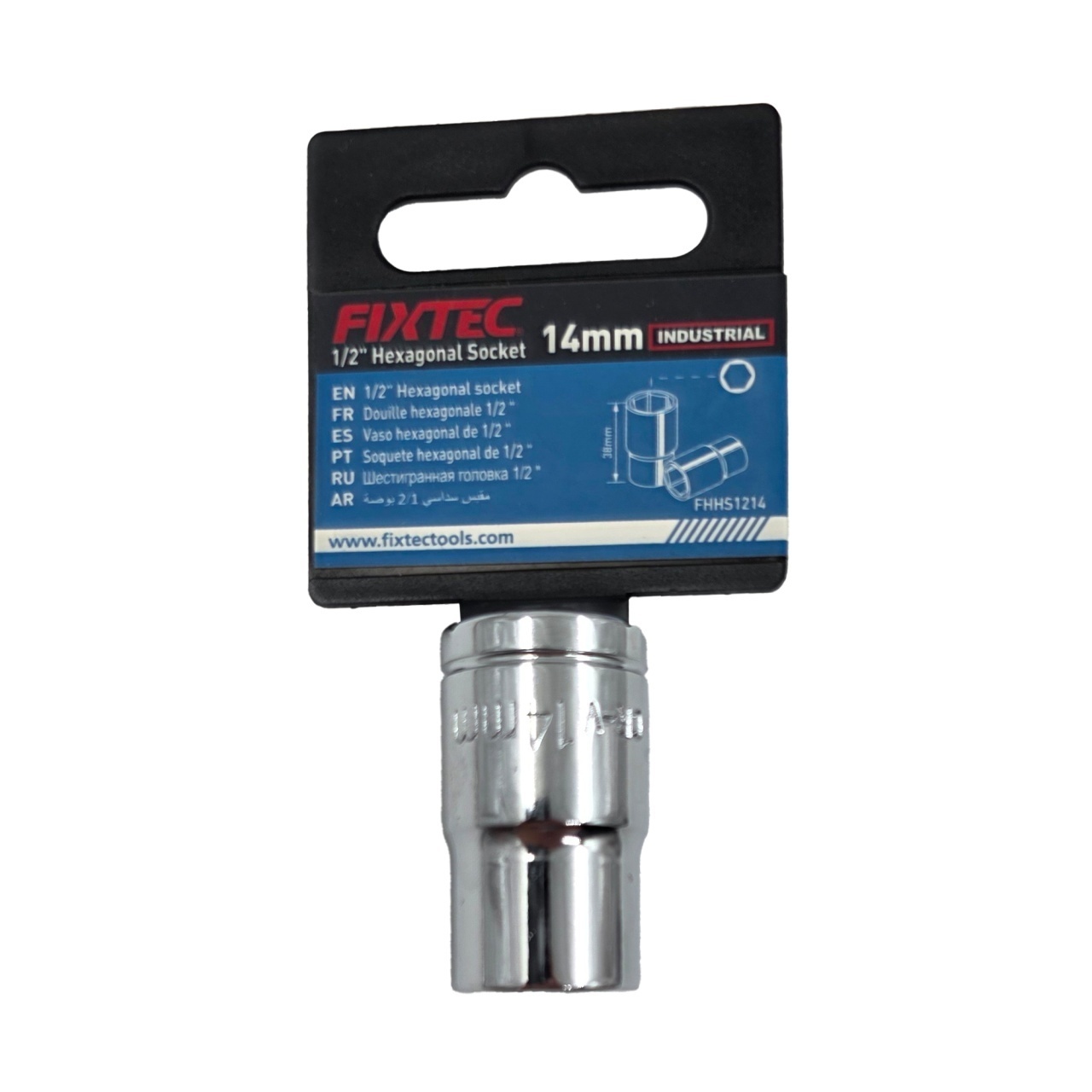 Cap Tubular Hexagonal Fixtec 1/2