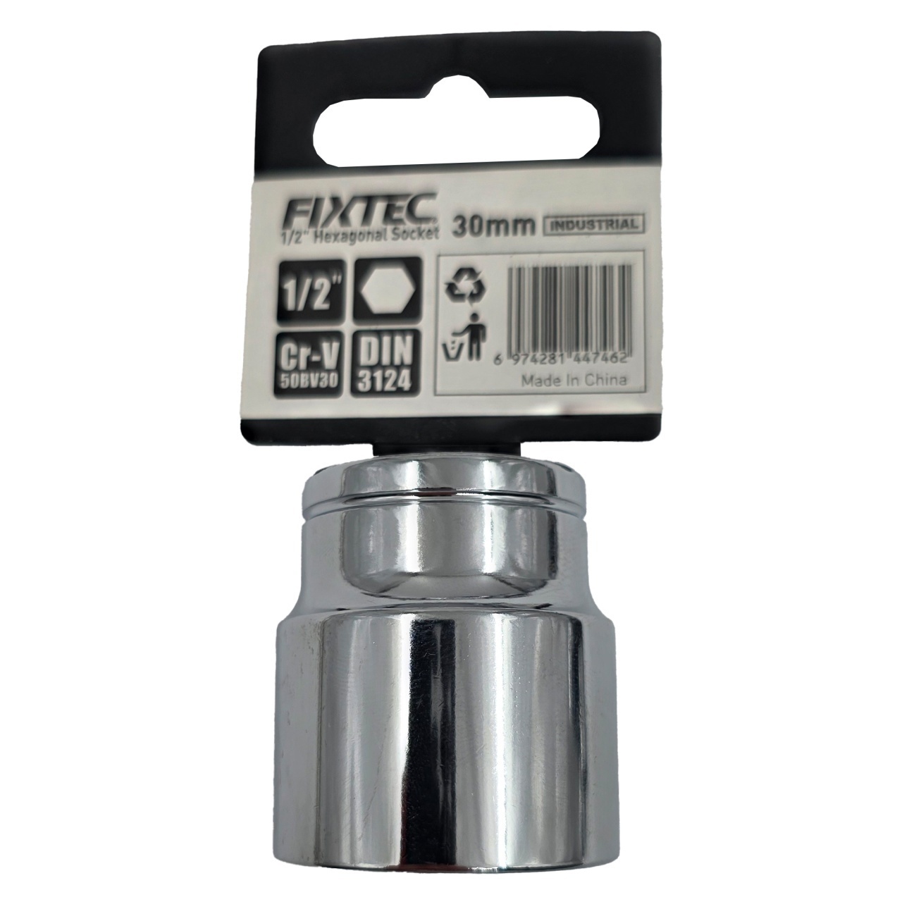 Cap tubular impact 30 mm, FIXTEC, prindere 1/2 - 2 | YEO