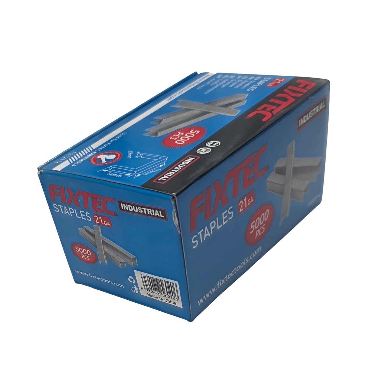 Capse de tip Grapa FIXTEC GA‑21, 12.8×14 mm, set 5000 bucati - 1 | YEO
