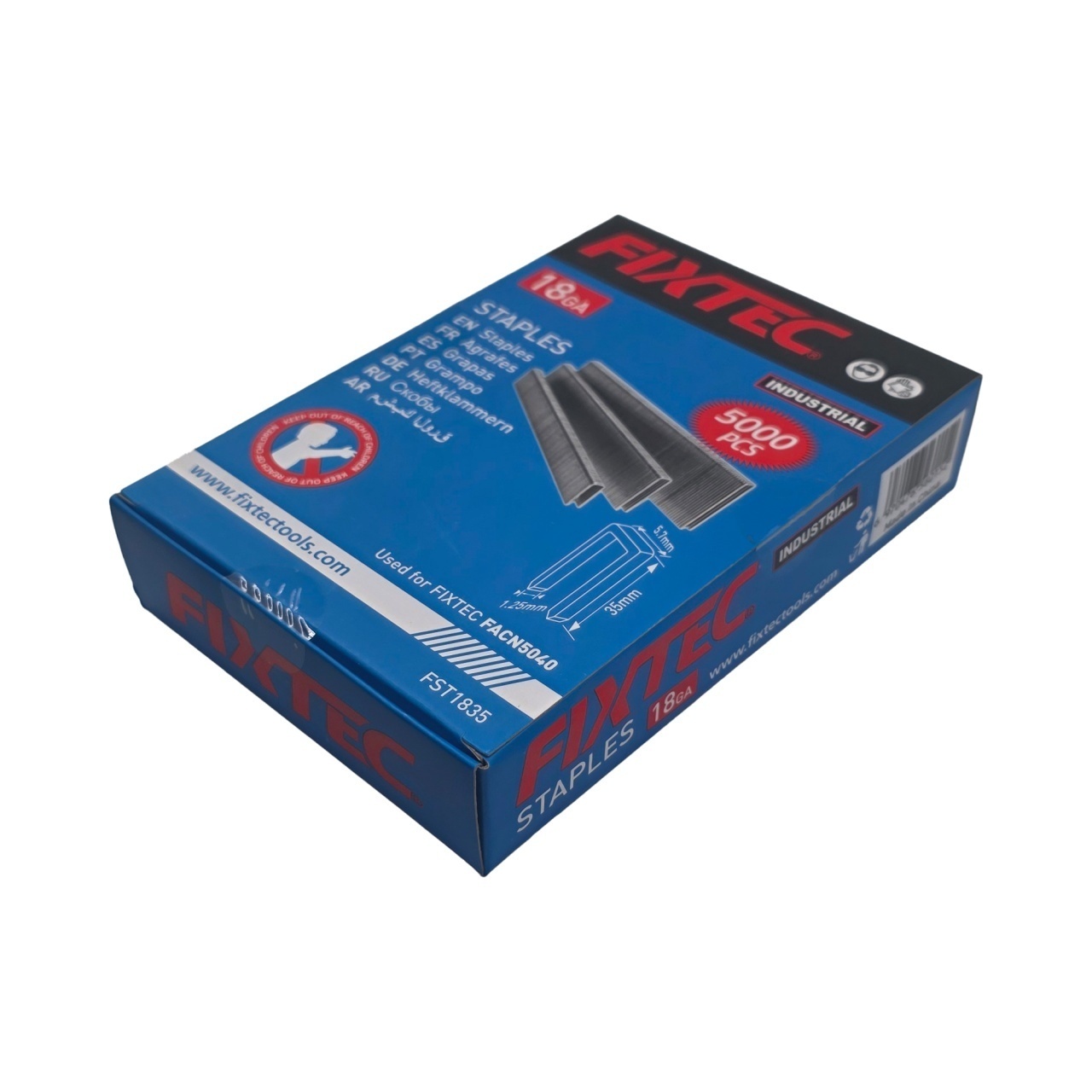 Capse Grapa FIXTEC GA-18, 5.7 x 35 mm, 5000 bucati - 4 | YEO