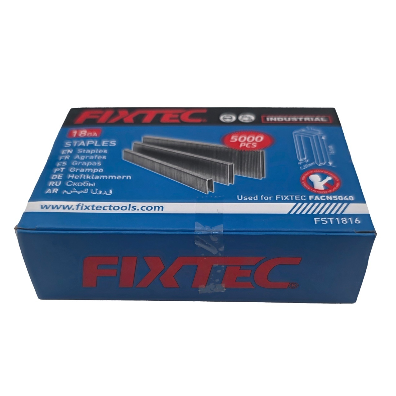 Capse tip grapa FIXTEC GA-18, 5.7x16 mm, 5000 buc - 1 | YEO