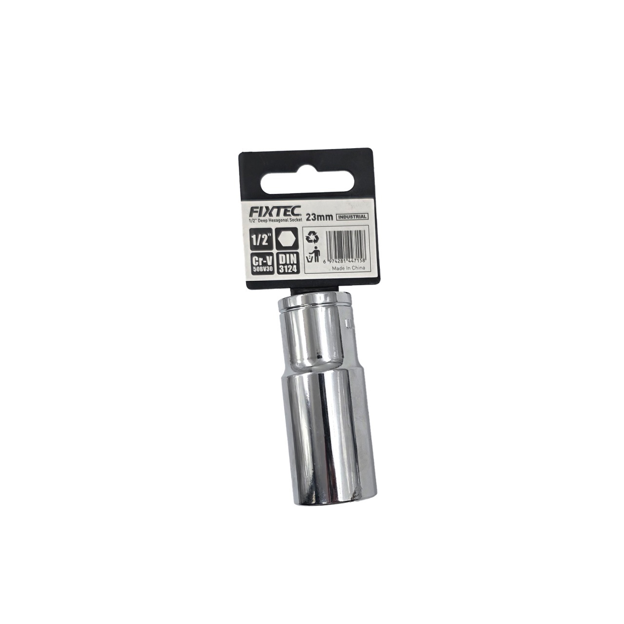 Cheie tubulara impact 23 mm, FIXTEC, prindere 1/2 - 2 | YEO
