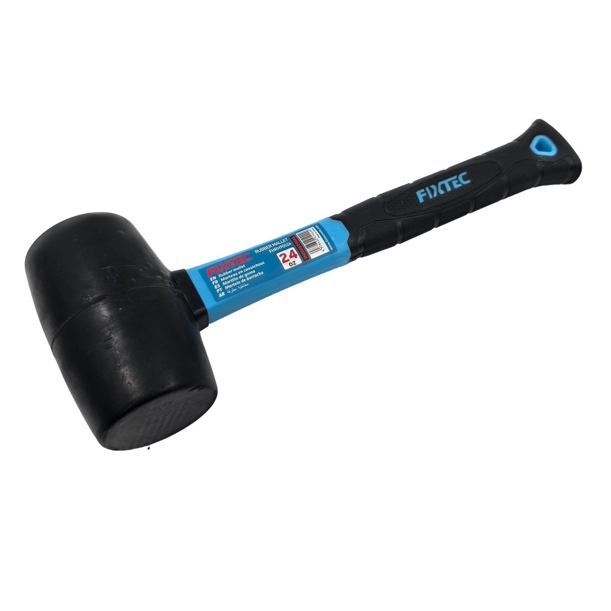 Ciocan din Cauciuc FIXTEC 700g cu Coada din Fibra de Sticla - 1 | YEO