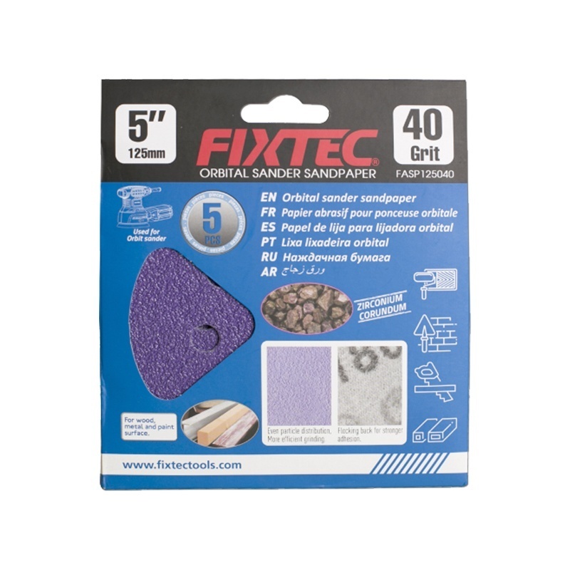 Disc slefuire FIXTEC 125 mm P320 pentru polizor orbital - 1 | YEO