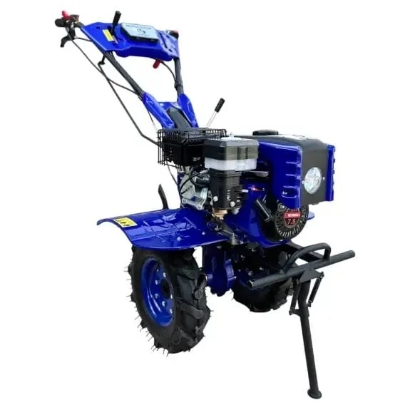 Motocultor 8CP Benzina, remorca, ulei motor si transmisie + 2 pluguri - 1 | YEO